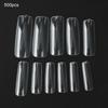 500pcs Long Square Full Coverage False Nail Tips  Artificial Nail Extension Making