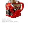 Retro Engine Kaffeetasse Sammlerstück 3D Steampunk Kaffeetasse Harz Mechanische Getränketasse für Enthusiasten