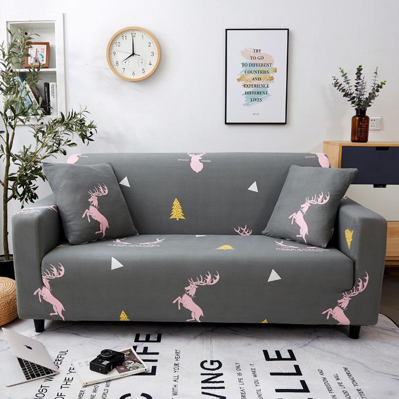 Four Seasons Universal Elastic All-Inclusive Cover Fabric Non-Slip Tight Sofa Cover Sofa Cushion Cover