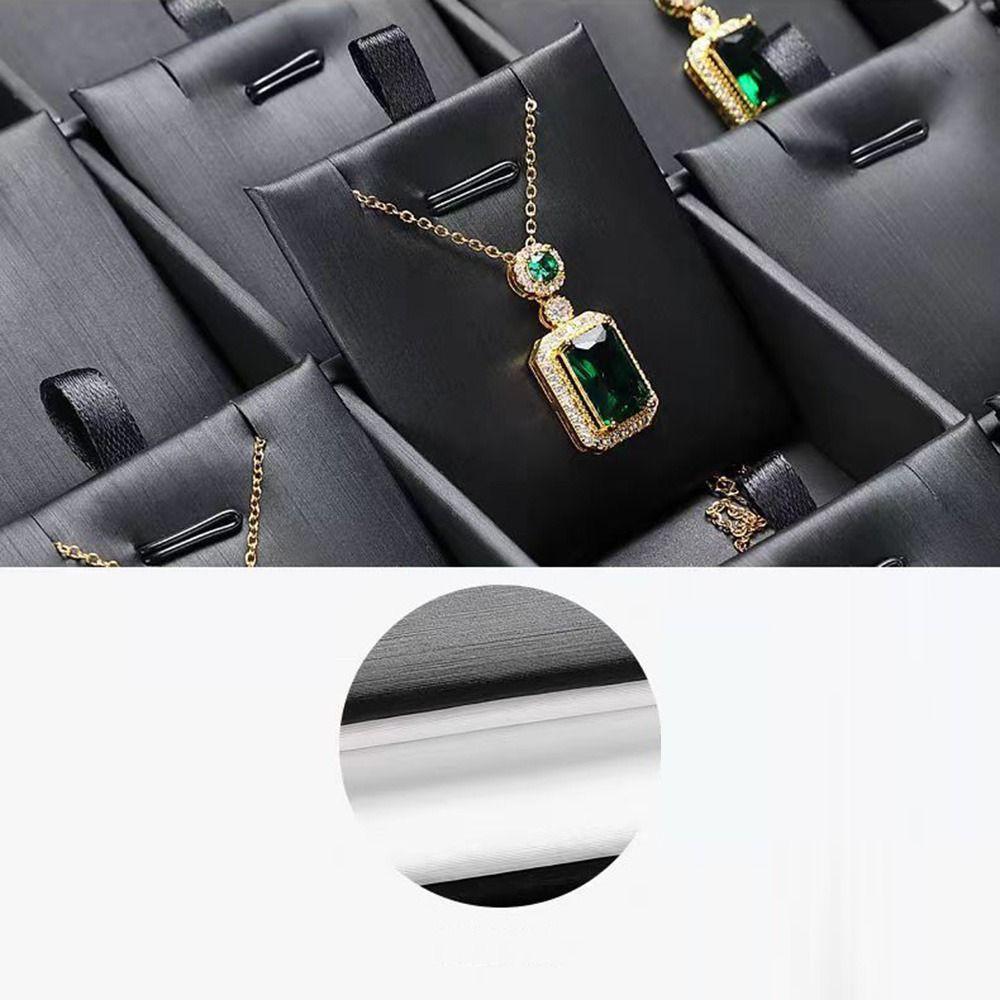 Black Jewelry Display Tray Multi Compartments Jewelry Drawer Inserts Necklaces Display Props  Ring