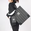 New MLB Monogram Collection Polyester Combo Bag Tote Bag Shopping Bag Shoulder Bag Handbag Large Size Unisex Black 3AORL031N-50BKS