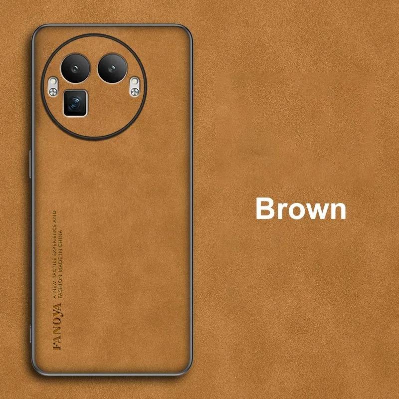 EUCAGR Custodia in Pelle PU per Telefono For Realme GT8 Pro For Realme GT 8 RealmeGT8 5G Cover Posteriore Silicone Antiurto Protezione Completa