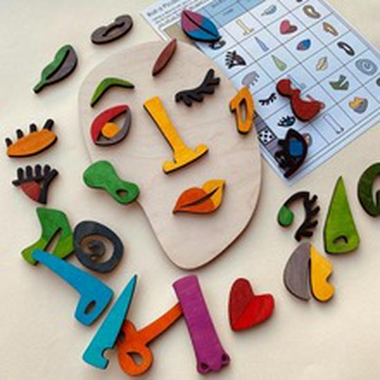 Felt Facial Expression Stickers for Kids - Non-woven Fabric Teaching Aids for Kindergarten