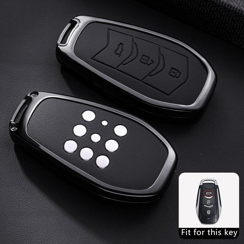 Car Key Case for Dongfeng Landian Seres 3 5 E5 DFSK Evolute I-space i-Pro Keychain Remote Cover Bag Shell Fob Accessories
