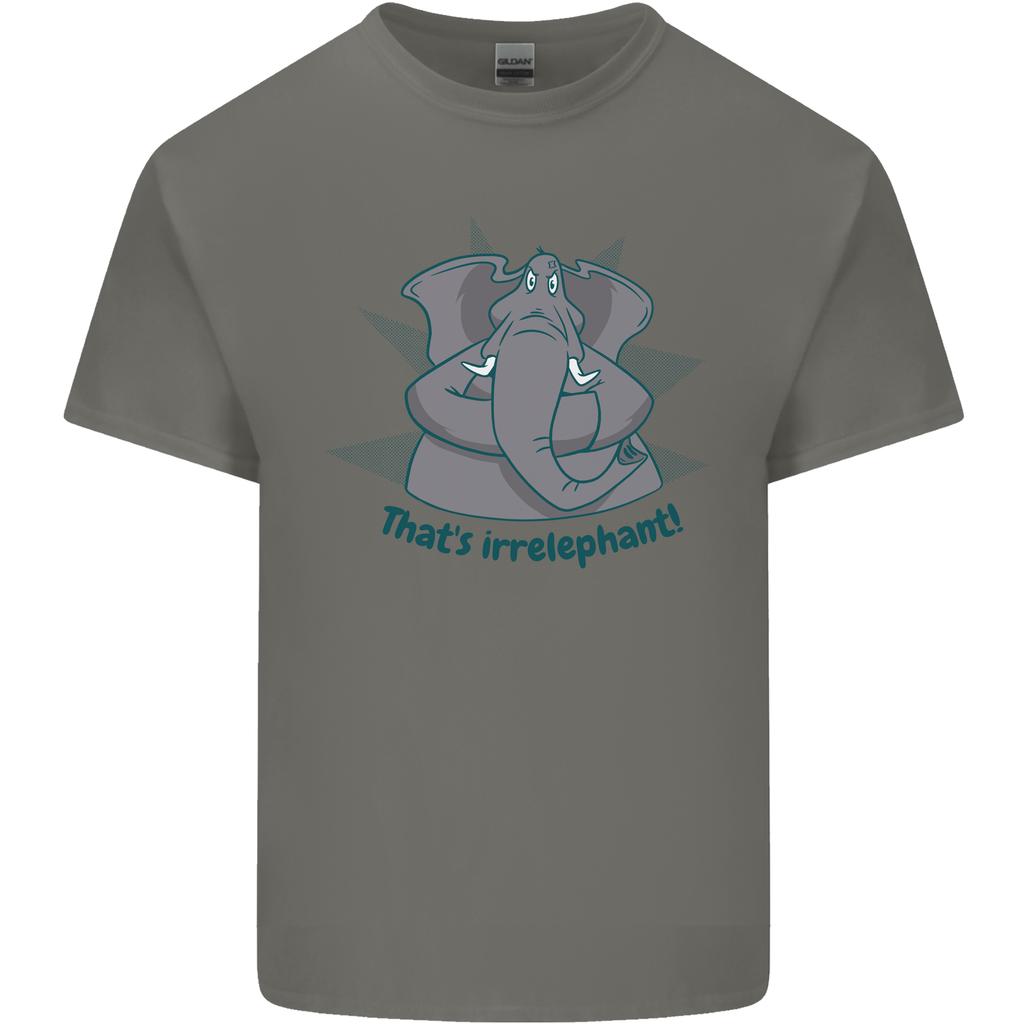 Irrelephant Funny Elephant Unisexs Light Cotton TShirt