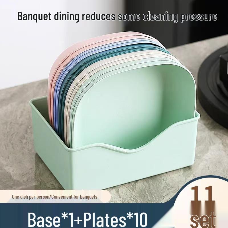 Bone Plate and Dish Set for Home Dining Table