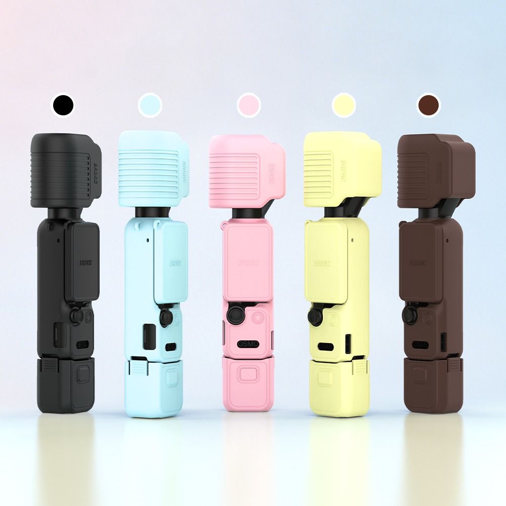 Silicone Protective Case Anti-Scratch Full Coverage Screen Proetctor Shockproof Lens Cover for DJI Osmo Pocket 1