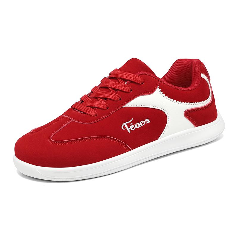 

TUINANLE Women s Flat Casual Sneakers Lightweight Breathable Comfortable for Walking Leisure 42 червоний