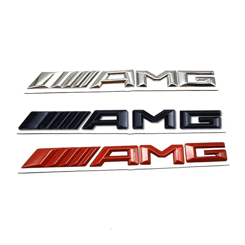 C200 E200 For Mercedes Benz Metal Car 3d Rear Letter Emblem Trunk Sticker for Mercedes Benz AMG C E S GLE CLC Class W204 W203 W2