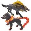 UTST Mythical Figure Snow Wolf Hellhound Monster Figure Doll 6+ (Gray Wolf + Red Hellhound)