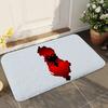 Albania Flag Bath Mat Absorbent Anti Slip Kitchen Floor Carpet Home Decor Soft Durable