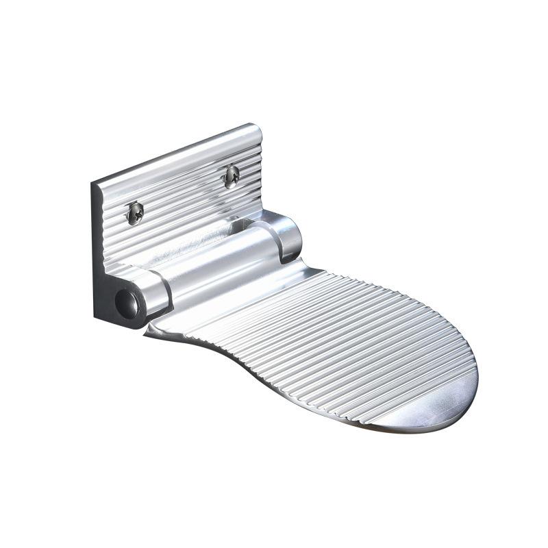 Zwart Aluminium Badkamer Voetpedaal Badkamer Douche Scheenbeen Scheerhulp Grip Houder Voet Voetpedaal Voeten Wassen Badkamer Accessoires
