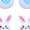 6 Pieces Easter Colorful Eggs Basket Filler Reusable Lightweight Party Decor Ornament for