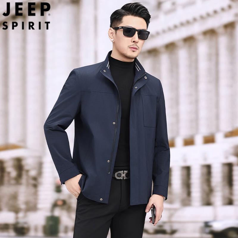 JEEP SPIRIT Men s Stand-Collar Casual Jacket 54