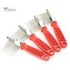 Dog Dematting Comb Rake Detangler Brush for Dogs Stainless Steel Grooming Comb Cats Pets Matted Fur Removal On Undercoat Tool Pet Supplies