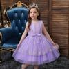 Mädchen Prinzessinnenkleid Spitze Schleife Hochzeitsfeier Kleid Kinder 4-12 Jahre