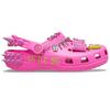 Crocs LittleBig X  Classic Clog EVA Hollow Fashion Thick Sole Clogs Unisex Clogs Pink 207546-6QQ