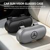 AABIB1 Car Visor Sunglasses Glasses Case Glasses Holder Clip Box For Benz Exclusive AMG W124 W203 W204 SPRINTER V CLASS VIANO