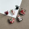 6Pcs Bubble Slides Accessories Christmas Bling Zinc Alloy Diamond Shoes DIY Decoration Parts