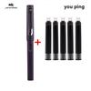 New Jinhao Transparent Colour Business Office Fountain Pen   Student School Stationery Supplies