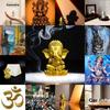 Ganesha Elephant Head Hinduism God Statue Powerful Success Amulet Talismans Jewelry Vintage Protect Health Lucky Rich