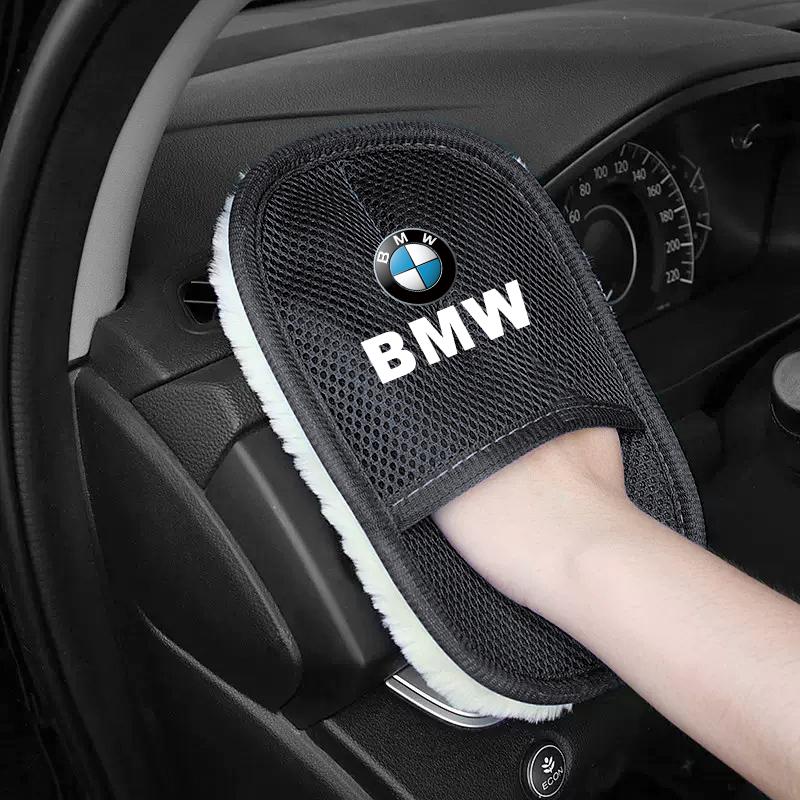 Luva para Lavar Carro Lã Macia Polimento Escova de Limpeza Ferramentas Para BMW F12 F13 G30 G32 F34 F40 F45 F46 X1 X2 X3 X5 X4 X6 F25 F26 G06 G05