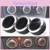 20062013 3er-Set Qashqai Nissan Für Aluminiumlegierung Klimaanlagen-Drehknopf AC-Drehknopf Heizungsregler Schalter Knopf Knopf Auto-Styling