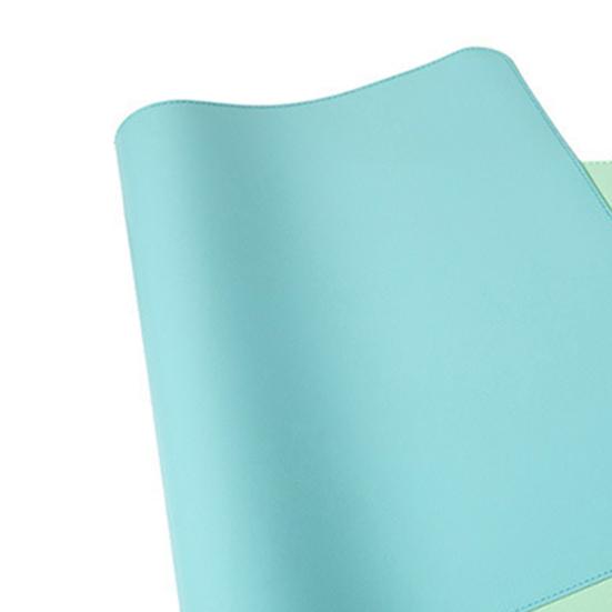 Stain Resistant Mouse Pad Strap Design Faux Leather Decorative Smooth Surface Mouse Cushion for Home