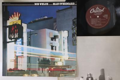 Disque LP BOB WELCH - Man Overboard ECS81373 CAPITOL 1980 Japon Rock Occasion