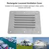 Stainless Steel Marine Boat Rectangular Louvered Air Vent Grill Ventilation Grille Cover