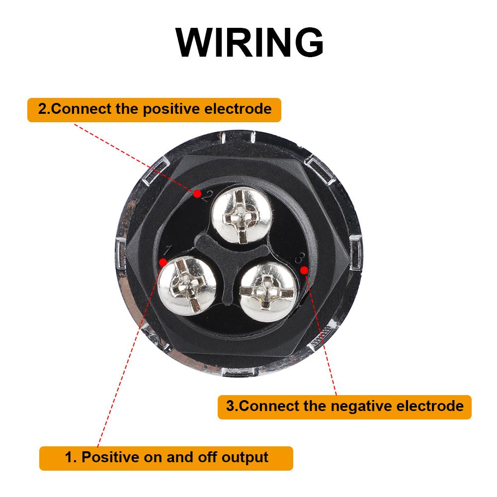 Car Engine Start 50A Push Button Keyless Switch DC 12V/24V Racing Small Start Button Lgnition Starter On Off Switches Stop