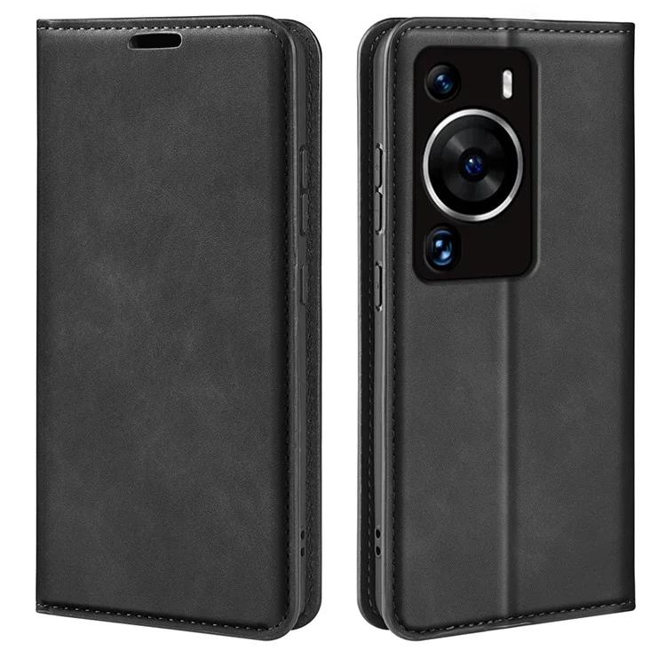 

Для Huawei P60 Pro кожаный чехол-кошелек с сенсорным экраном Folio Flip Stand Phone Cover