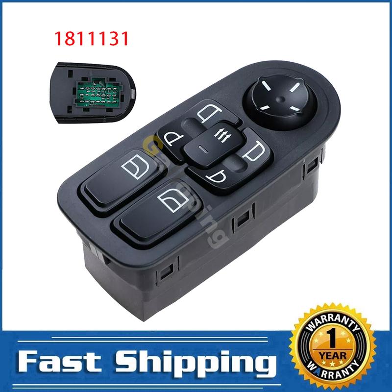 

Electric Power Master Window Switch Control Regulator Button for DAF XF105 CF65 CF75 CF85 XF95 1811131 Car Accessories