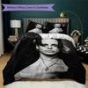 Custom Name Yungblud Pattern Bedding,Quilt Set Quilt Cover Pillowcase Home Birthday Gift(1 * Duvet Cover + 2 * Pillowcase, Without Core)_lx