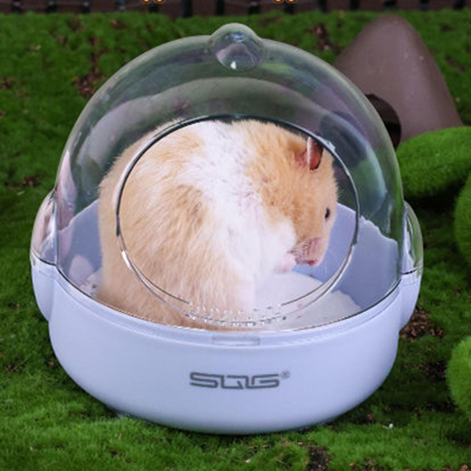 

Контейнер для песочной ванны для хомяка Большой Пыль для карликовых питомцев Морская свинка Гербил синий