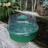1PC 13-Hole Round Seed Starter Tray With Clear Lid ABS Hydroponic Germination Tray For Seedlings