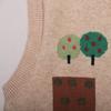 Hong Kong stil cardigan vest kvinner retro casual strikket vest cardigan jakke sammenleggbar o-hals ermeløs genser vest kvinnelig topp