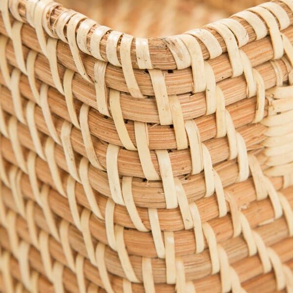 Nitori Rattan Basket Horizontal NITORI 8421032 RD-001, Half, Natural,
