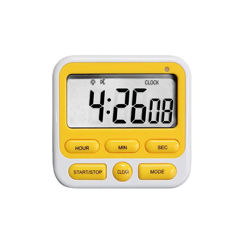 Digital Display Cooking Alarm Clock Kitchen Timer Sleep Stopwatch Clock House Countdown Kids Student Learning Time Manager