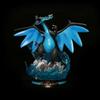 28CM Pokemon EDG Charizard Bulbasaur  Mewtwo  figures PVC CuteLeaf partner Idiot  Cute  Surfing Charming  Collection Mode Gifts