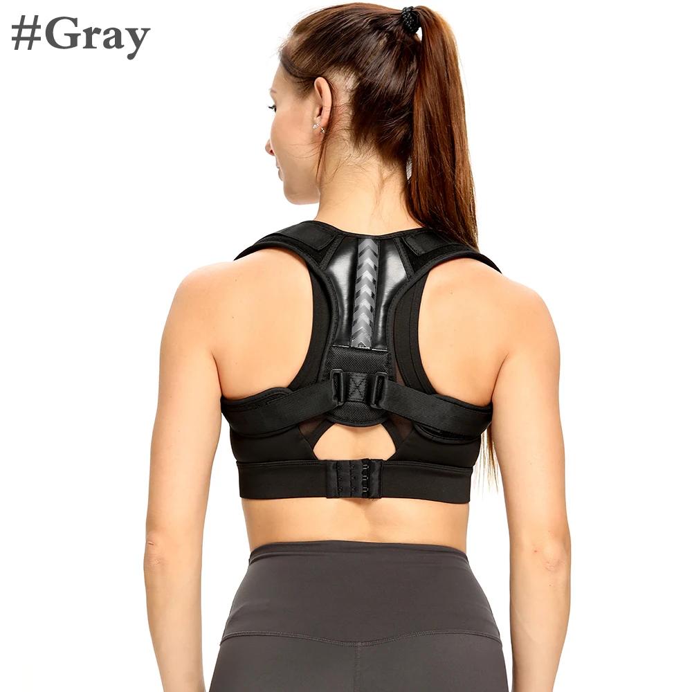 

Adjustable Back Shoulder Posture Corrector Belt Clavicle Spine Support Reshape Your Body Home Office Sport Upper Back Neck Brace L