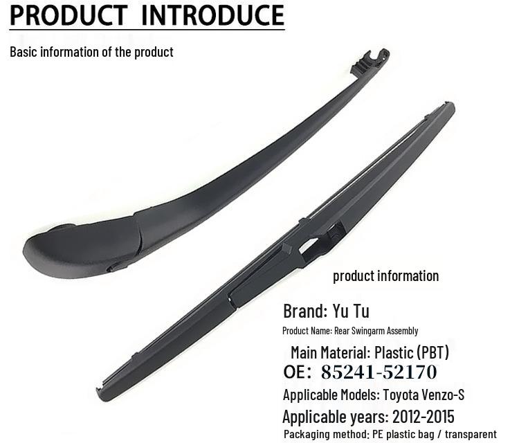 Fits Toyota Verso-S 2012-2015 Rear Wiper Blade OE: 85241-52170