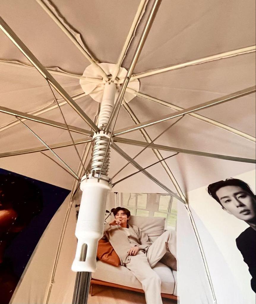 [USED] Korean Actor Park Seo-joon Photo Print Umbrella for Both Sun and Rain