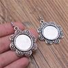 Drop & Dangle Earring Round Ear Hook Glass Cabochon Base Setting Tray Minimalist Jewelry ComponentsEarring Size 18x19mm QE025