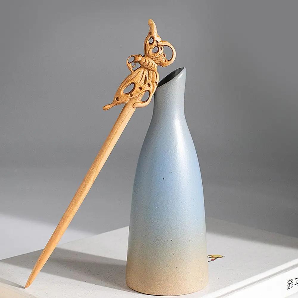 Cloud Braided Hairpins Bird Flower Antler Chinese Hair Fork Korean Hair Clip Wooden Hair Sticks Women Hanfu Hairpins