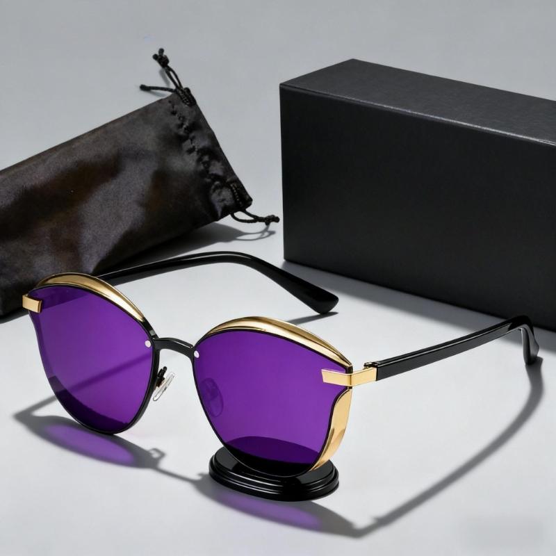 Retro Butterfly Fashion Sunglasses with A Unisex Metal Frame The Perfect Choice for Driving Parties and Gifts