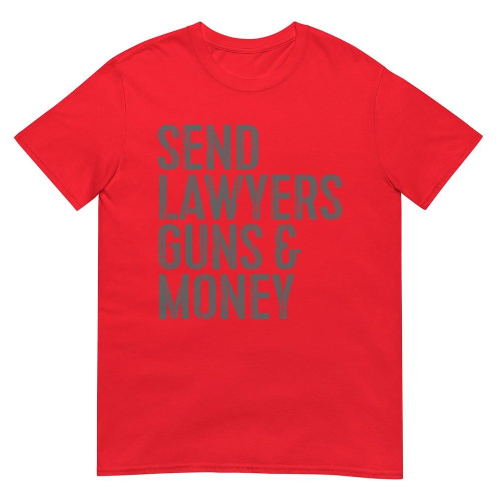 Retro Vintage Send Lawyers Guns Money Unisex Unisex Tshirt S