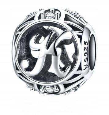 Charms Do Pandora Anhänger Charms Buchstabe K Perle Silber 925
