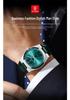 POEDAGAR Men's Ultra-Thin Dual Calendar Quartz Watch with Leather Strap - Trendy Fashion Wristwatch