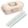 Skater Chopsticks and Chopstick Case Set, 18cm, Antibacterial, Peter Rabbit Design, Made in Japan, ABC3AG-A